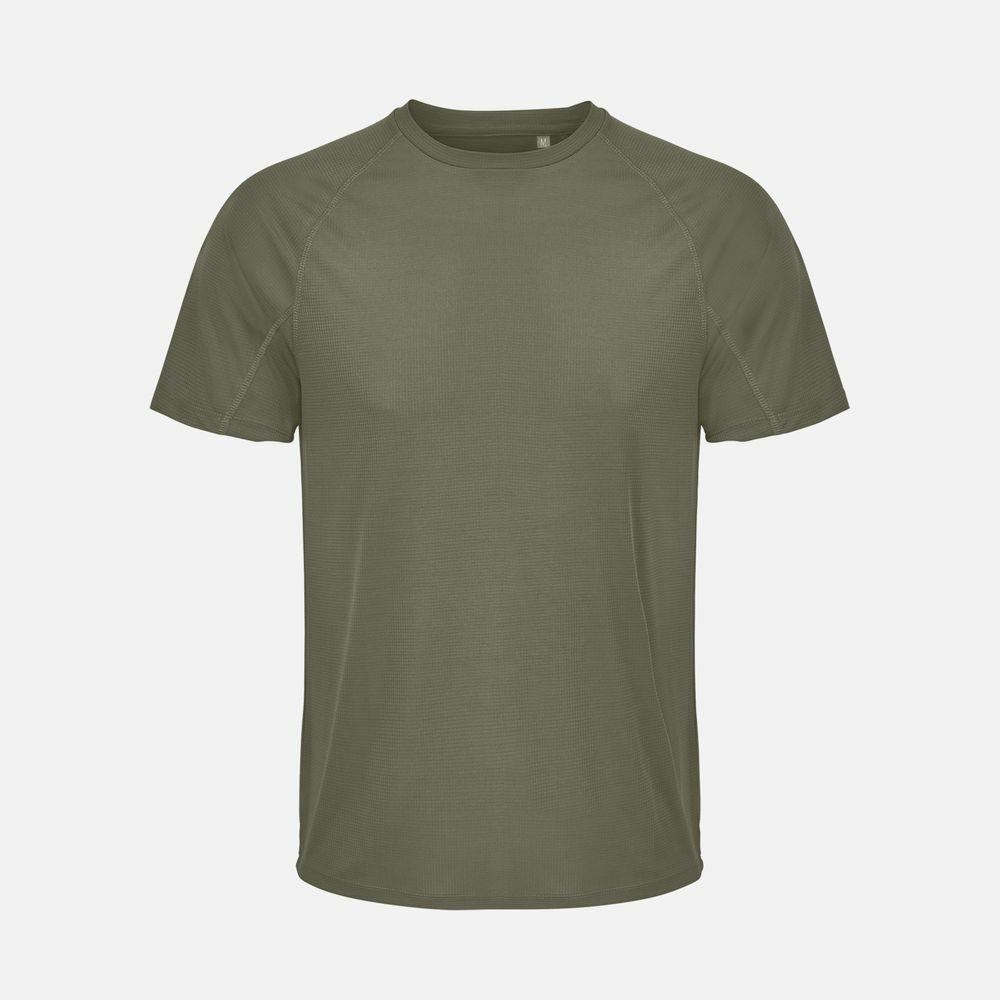 04787269&nbsp;530&nbsp;Футболка спортивная унисекс Vortex, темный хаки&nbsp;280071