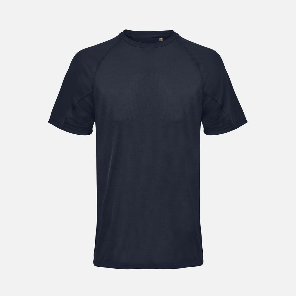 04787319&nbsp;530&nbsp;Футболка спортивная унисекс Vortex, темно-синяя&nbsp;280074