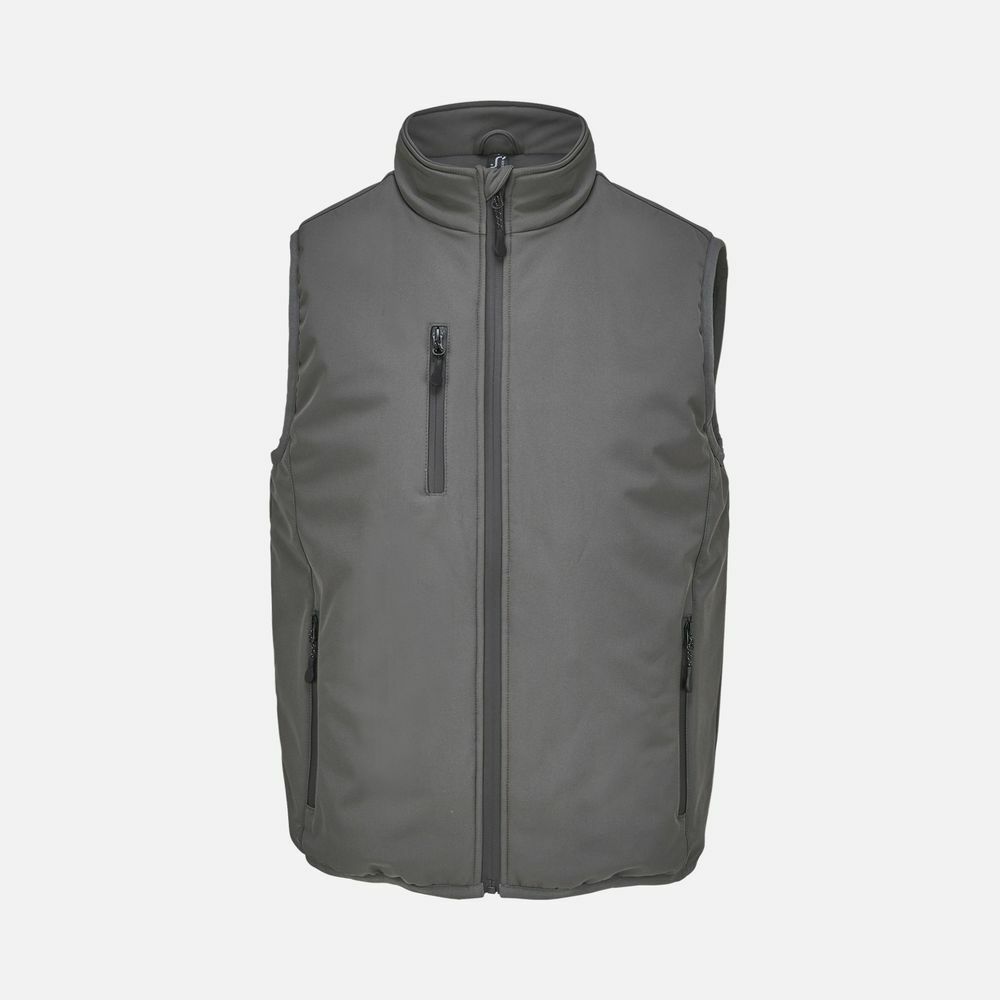 04809370&nbsp;4490&nbsp;Жилет софтшелл унисекс Falcon BW, темно-серый&nbsp;280052