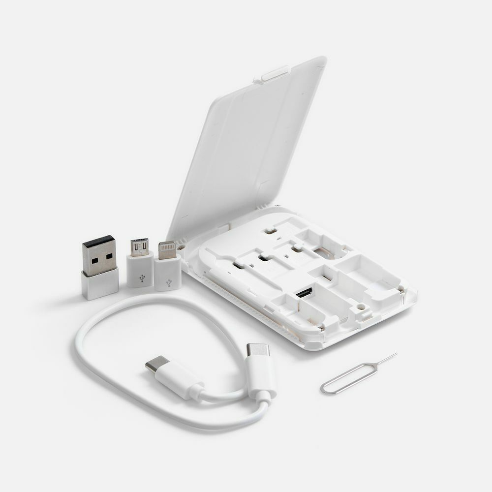 16877.60&nbsp;1290&nbsp;Органайзер с беспроводной зарядкой и набором адаптеров Octopod, белый&nbsp;276036