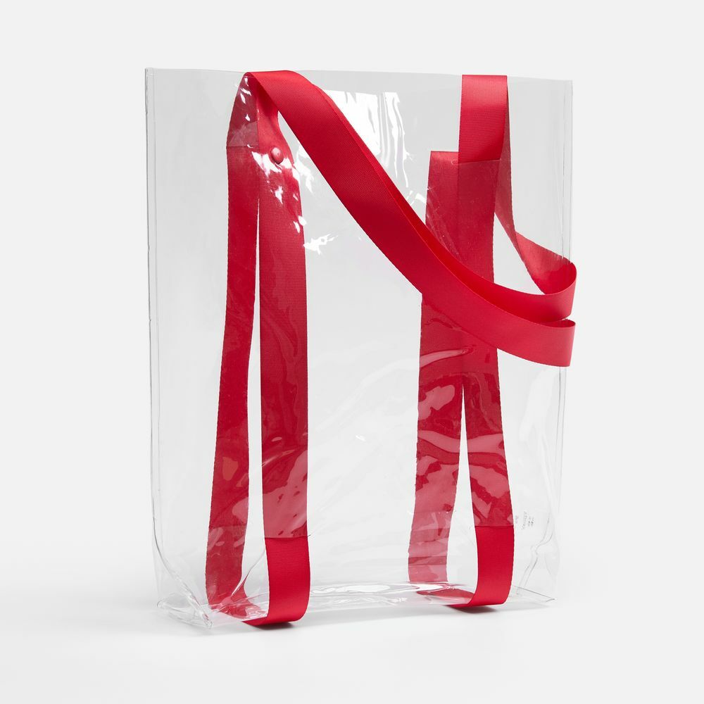 19938.50&nbsp;1249&nbsp;Шопер Clear Fest, ver.2, прозрачный с красными ручками&nbsp;275685