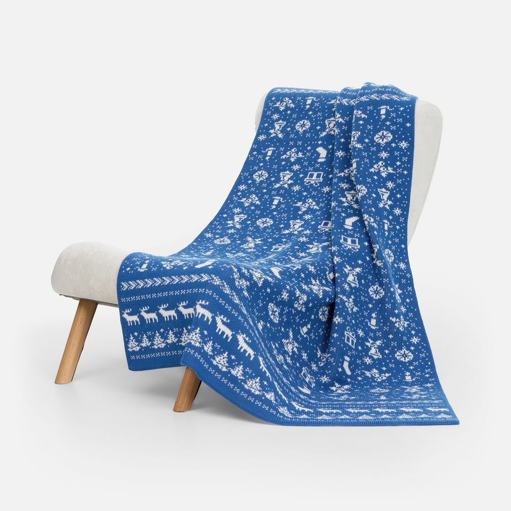 20787.46&nbsp;5990&nbsp;Плед Holidale, синий с молочным&nbsp;277975