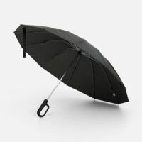 22329.30&nbsp;2290&nbsp;Зонт обратного сложения inLoop с ручкой-карабином, черный&nbsp;279116