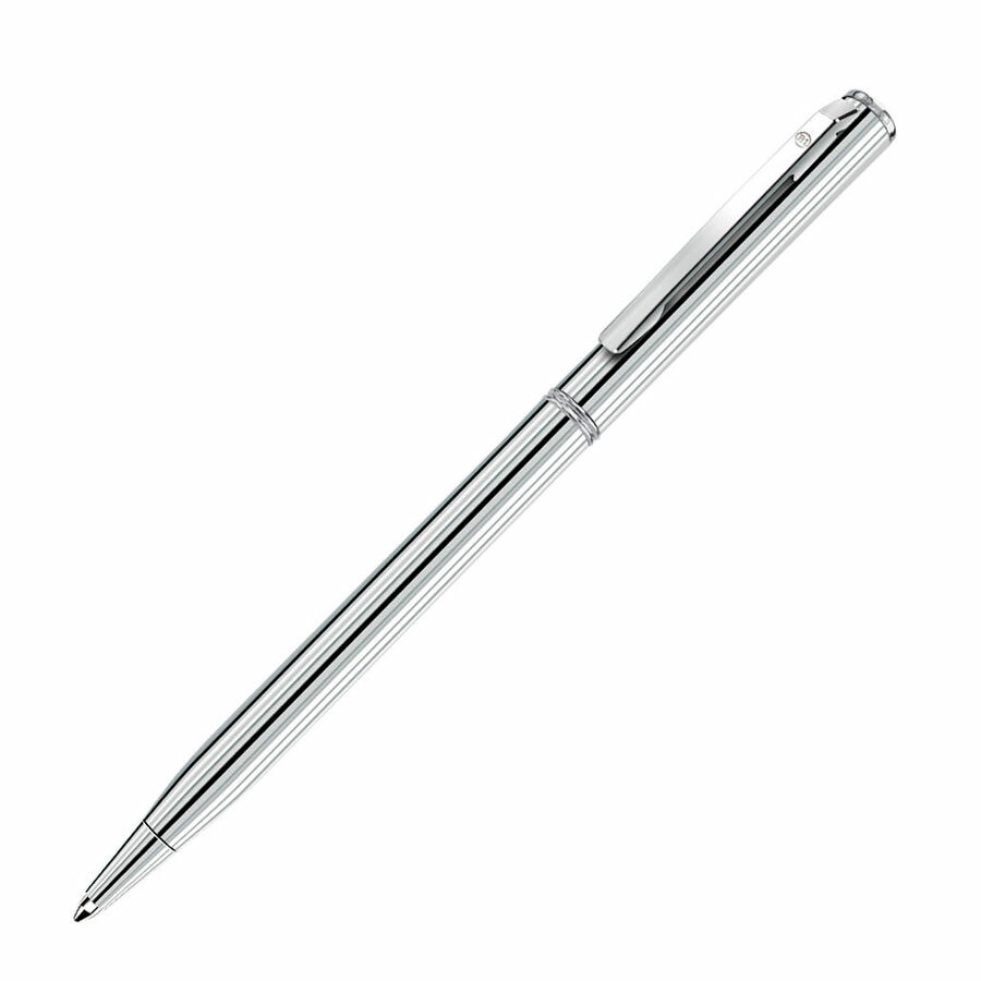 1100/47&nbsp;155&nbsp;SLIM SILVER, ручка шариковая, хром, металл&nbsp;18323