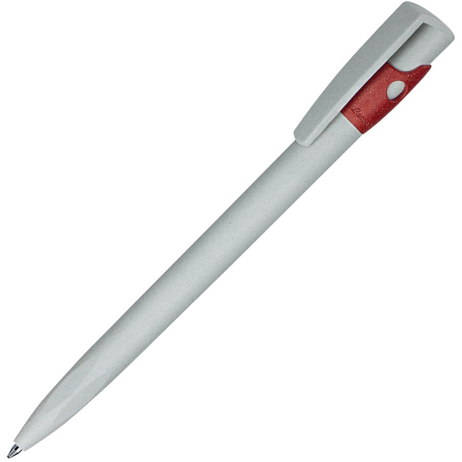 392EW/08&nbsp;18&nbsp;KIKI ECOLINE, ручка шариковая, серый/красный, экопластик&nbsp;49269