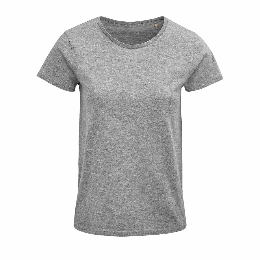 703581.350/2XL&nbsp;605&nbsp;Футболка женская "CRUSADER WOMEN", серый меланж, 2XL, 100% органический хлопок, 150 г/м2&nbsp;133097