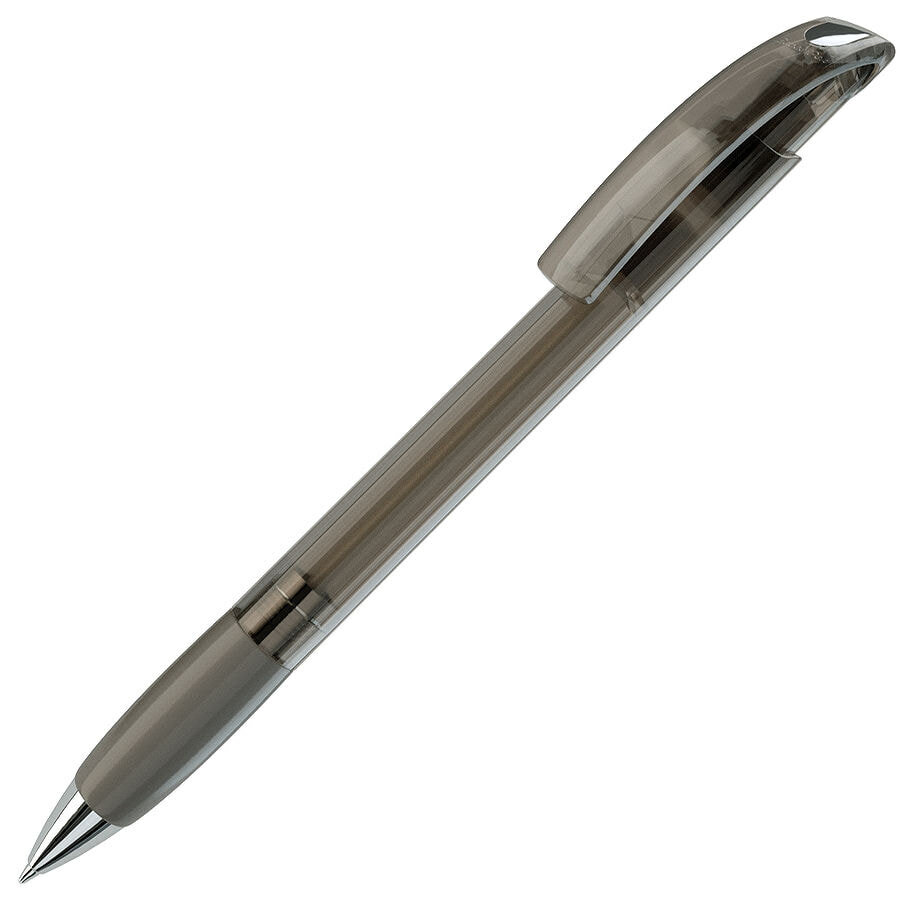 152/48/95&nbsp;40&nbsp;NOVE LX, ручка шариковая с грипом, прозрачный серый/хром, пластик&nbsp;49634