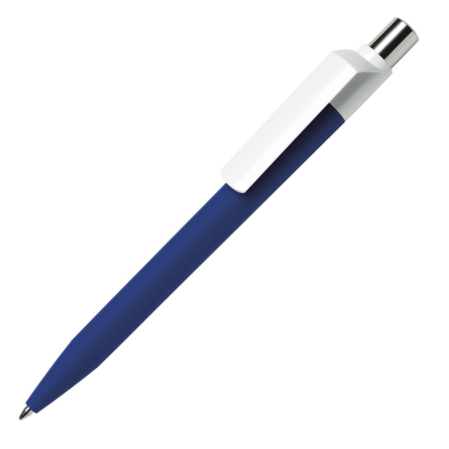 29426/25&nbsp;143&nbsp;Ручка шариковая DOT, синий корпус/белый клип, soft touch покрытие, пластик&nbsp;50034