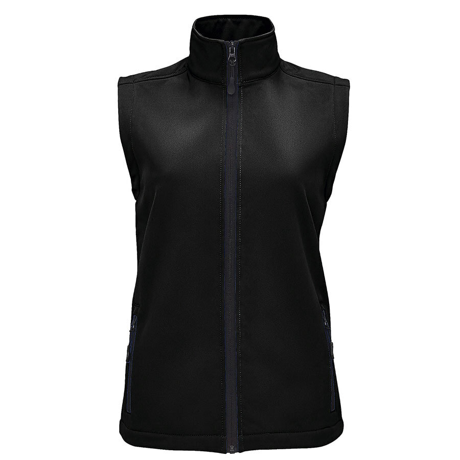 702888.312/XL&nbsp;2760&nbsp;Жилет софтшелл "Race BW Women", черный_ XL, 96% п/э, 4% эластан, 280 г/м2&nbsp;110430