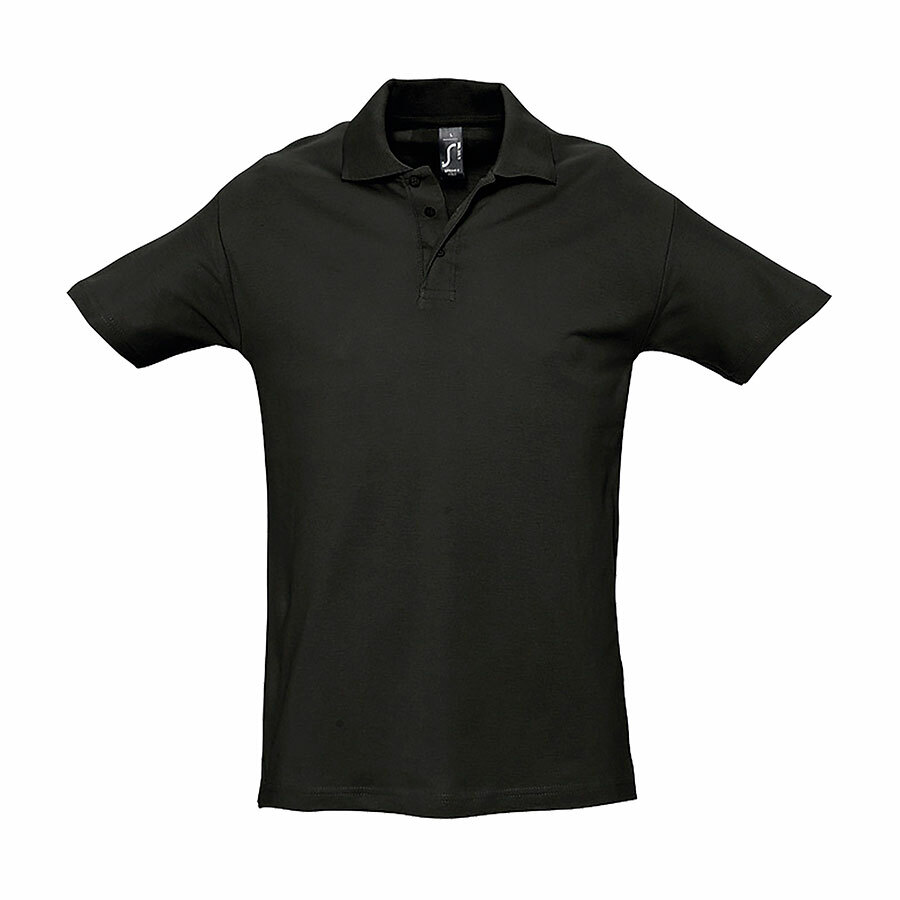 711362.312/XL&nbsp;1427&nbsp;Поло "Spring", черный_XL, 100% х/б, 210г/м2&nbsp;111570