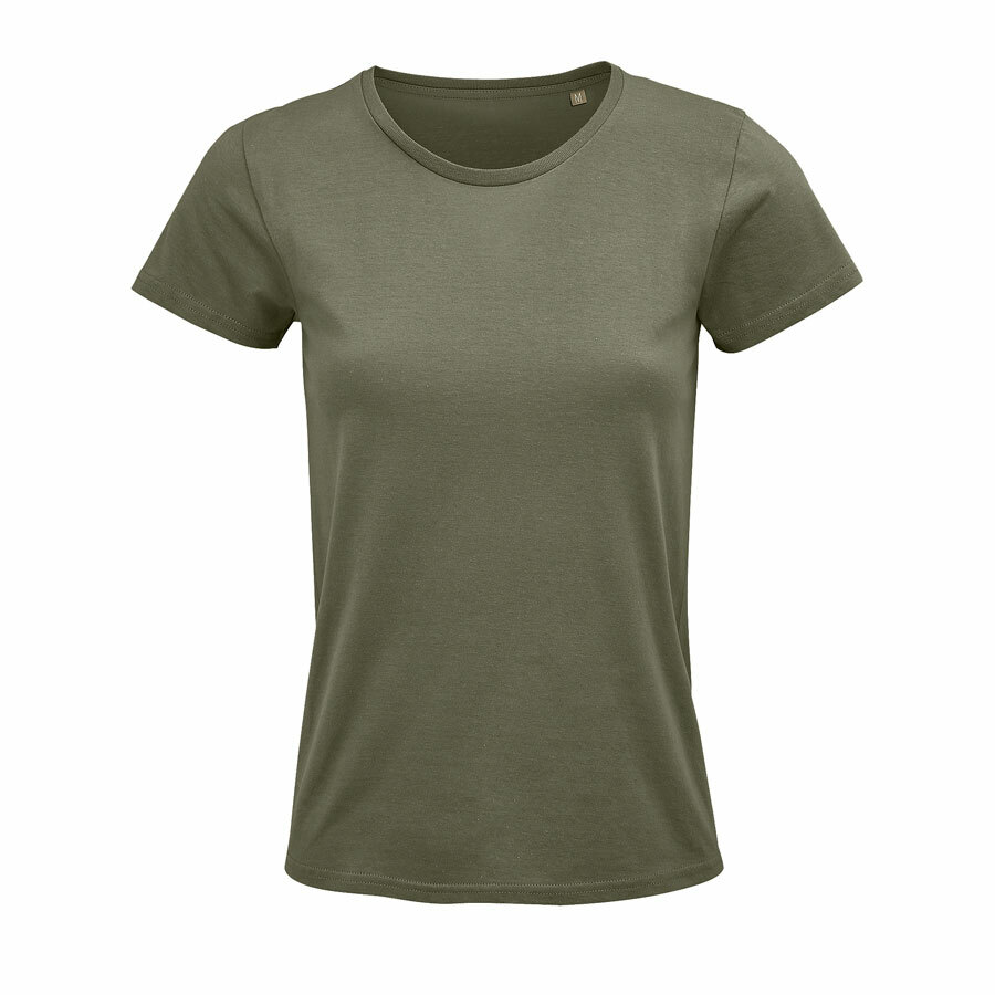 703581.268/XXL&nbsp;605&nbsp;Футболка женская "CRUSADER WOMEN", хаки, 2XL, 100% органический хлопок, 150 г/м2&nbsp;133059