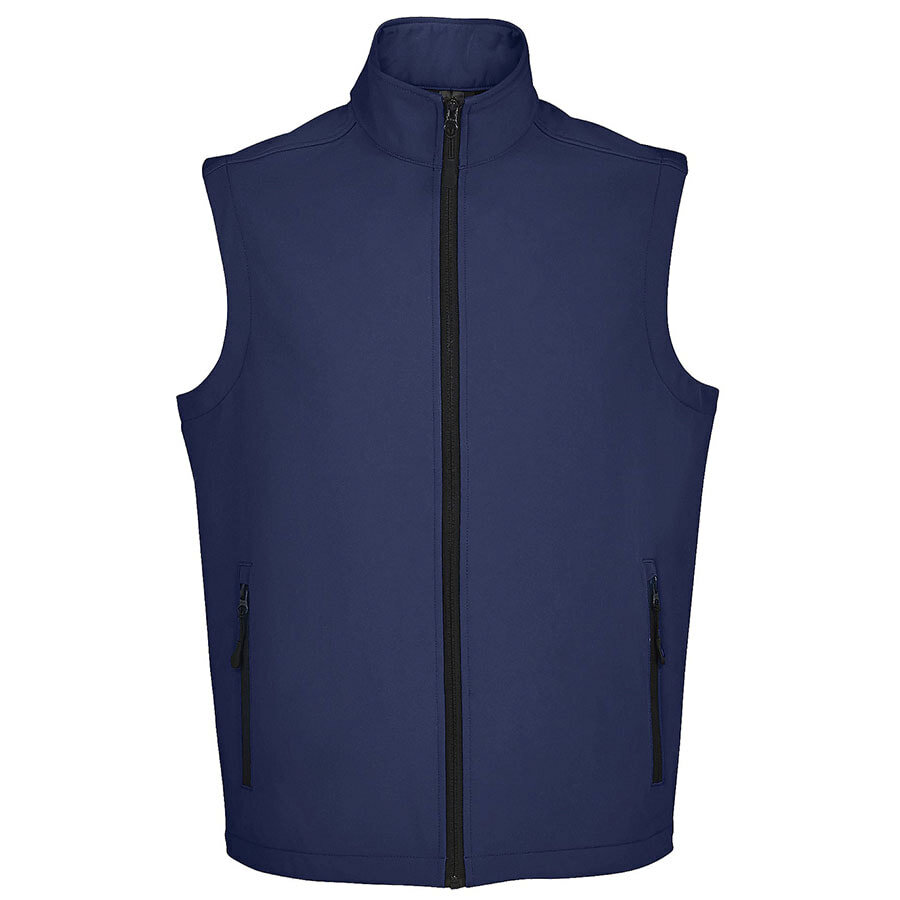 702887.319/XL&nbsp;3039&nbsp;Жилет софтшелл "Race BW Men", темно-синий_ XL, 96% п/э 4% эластан, подкладка 100% п/э, 280 г/м2&nbsp;110304
