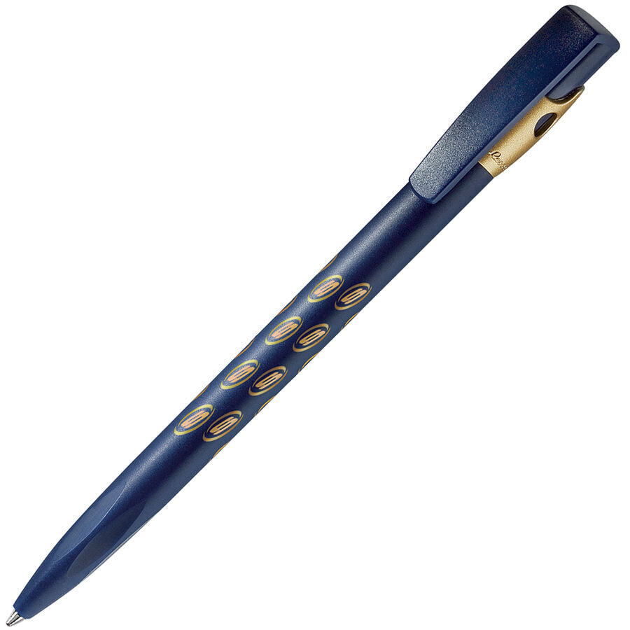 390G/26&nbsp;27&nbsp;KIKI FROST GOLD, ручка шариковая, синий/золотистый, пластик&nbsp;49162