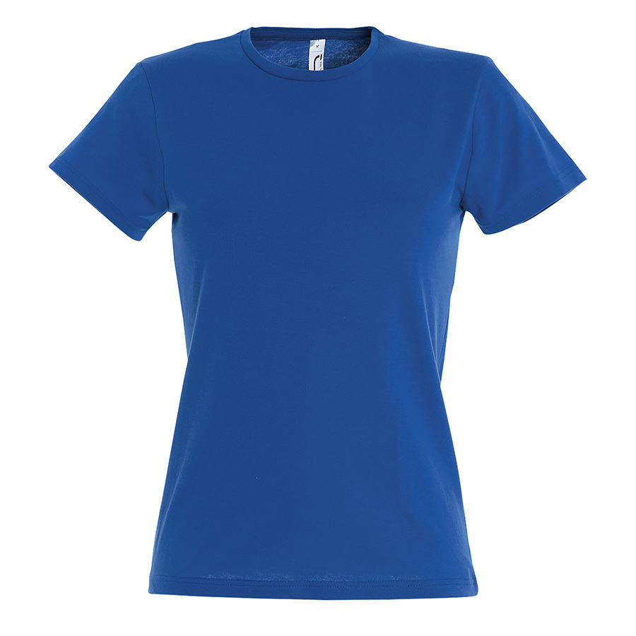 711386.241/XXL&nbsp;510&nbsp;Футболка женская MISS, ярко-синий, XXL, 100% хлопок, 150 г/м2&nbsp;189386
