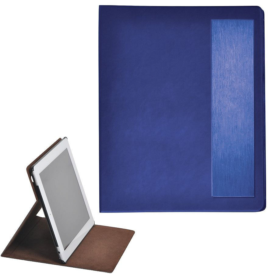 18025/24&nbsp;308&nbsp;Чехол-подставка под iPAD "Смарт",  синий,  19,5x24 см,  термопластик, тиснение, гравировка&nbsp;47279