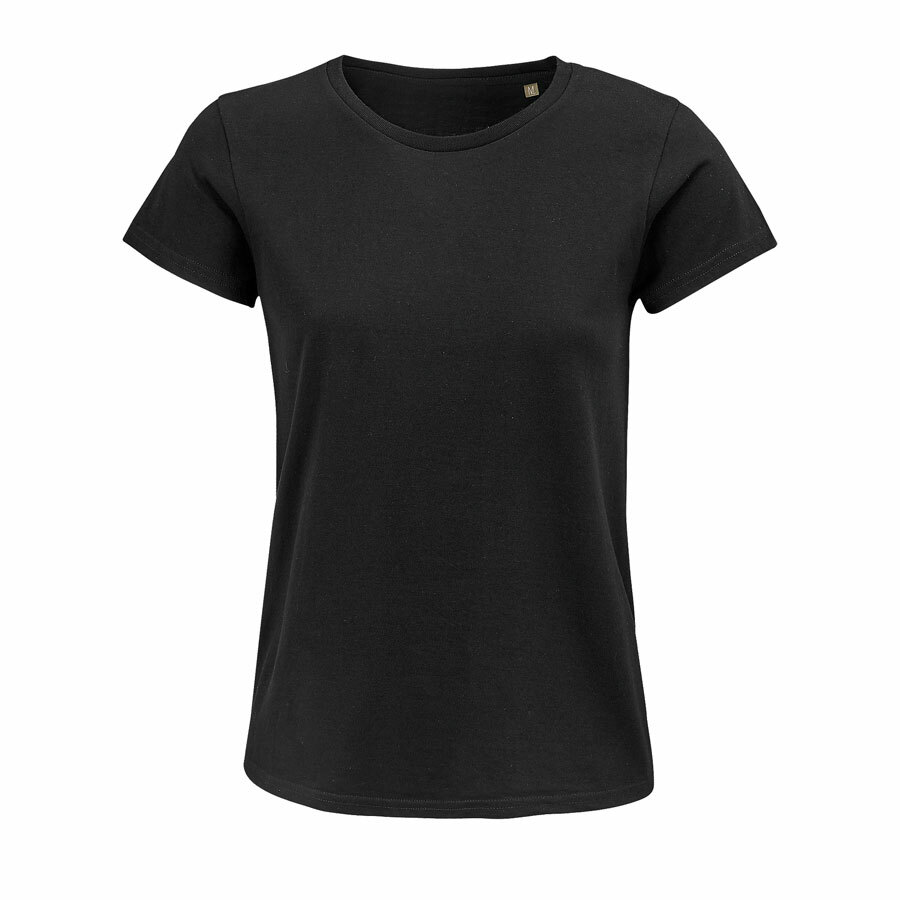 703581.309/2XL&nbsp;605&nbsp;Футболка женская "CRUSADER WOMEN", черный, 2XL, 100% органический хлопок, 150 г/м2&nbsp;133085