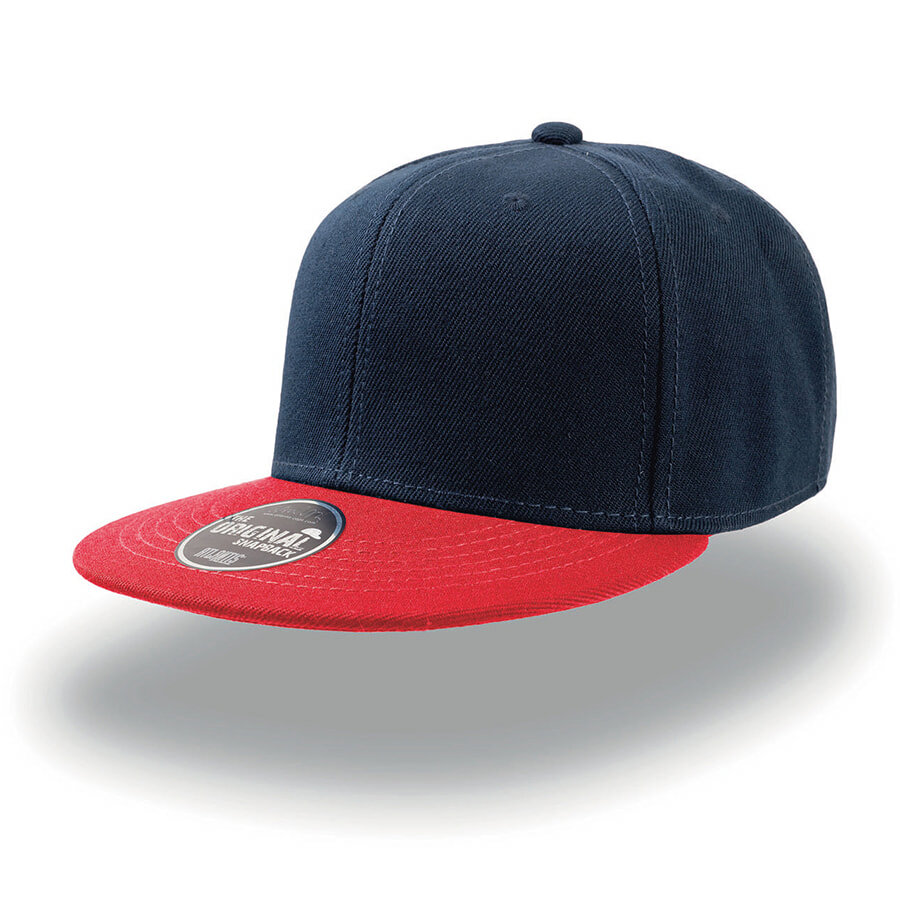 25424.258&nbsp;915&nbsp;Бейсболка "SNAP BACK", 6 клиньев, пластиковая застежка, синий с красным, 100% акрил, 400 г/м2&nbsp;109467