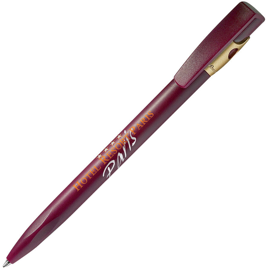 390G/13&nbsp;26&nbsp;KIKI FROST GOLD, ручка шариковая, бордо/золотистый, пластик&nbsp;49160