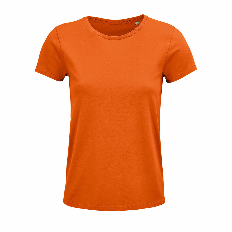 703581.400/2XL&nbsp;605&nbsp;Футболка женская "CRUSADER WOMEN", оранжевый, 2XL, 100% органический хлопок, 150 г/м2&nbsp;133108