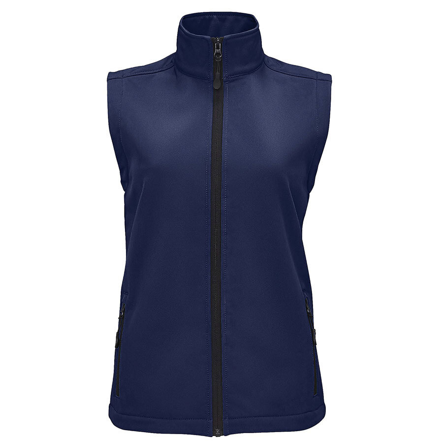 702888.319/2XL&nbsp;2760&nbsp;Жилет софтшелл "Race BW Women", темно-синий_ 2XL, 96% п/э 4% э-н, подкладка 100% полиэстер, 280 г/м2&nbsp;110432