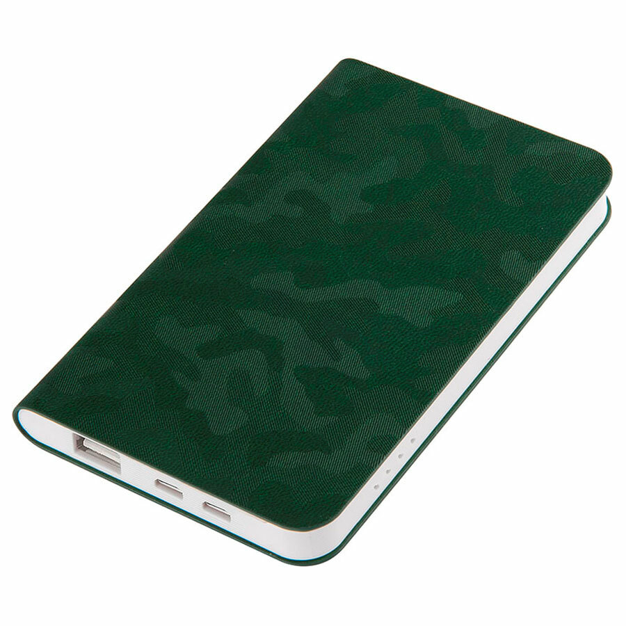 23105/15&nbsp;842&nbsp;Универсальное зарядное устройство &quot;Tabby&quot; (4000mAh), зеленый, 7,5х12,1х1,1см&nbsp;47748