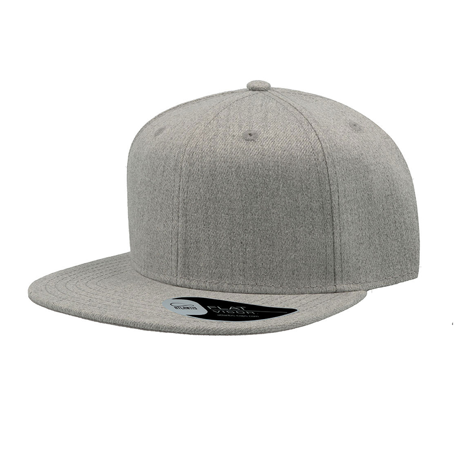 25424.291&nbsp;915&nbsp;Бейсболка "SNAP BACK", серый меланж, 100% п/э,100% х/б, 400 гр/м2,  застежка на липучке&nbsp;189157