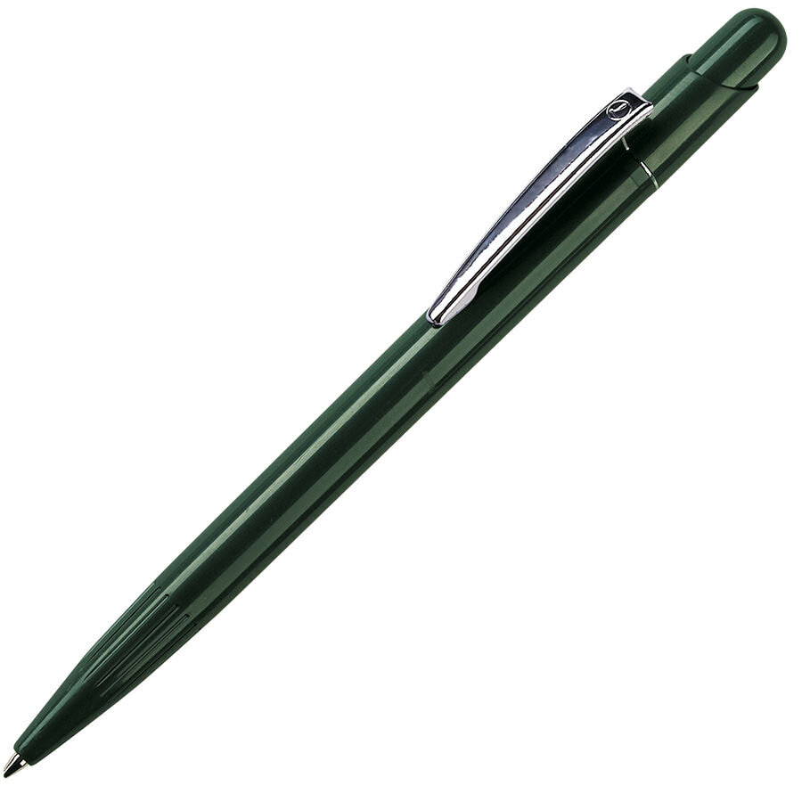 12800/17&nbsp;11&nbsp;MIR, ручка шариковая с серебристым клипом, зеленый, пластик/металл&nbsp;52491
