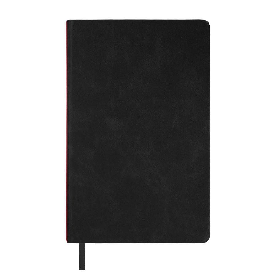 24745/35/08&nbsp;630&nbsp;Ежедневник недатированный Muse, черный, формат А5, с декоративной красной полосой, блок в линейку&nbsp;239880