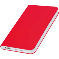 23102/08&nbsp;842&nbsp;Универсальное зарядное устройство "Silki" (4000mAh),красный, 7,5х12,1х1,1см, искусственная кожа,плас&nbsp;77841
