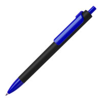 605G/136&nbsp;40&nbsp;Ручка шариковая FORTE SOFT BLACK, черный/синий, пластик, покрытие soft touch&nbsp;52668