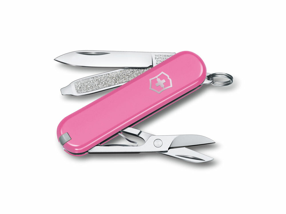 601174&nbsp;5061.41&nbsp;Нож-брелок VICTORINOX Classic SD Colors "Cherry Blossom", 58 мм, 7 функций, розовый&nbsp;196717
