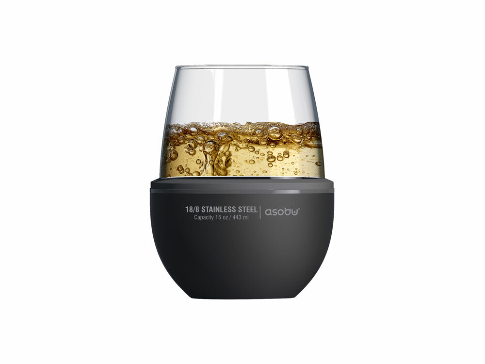 842038&nbsp;3934.3&nbsp;Тумблер для вина WINE KUZIE, черный&nbsp;178942