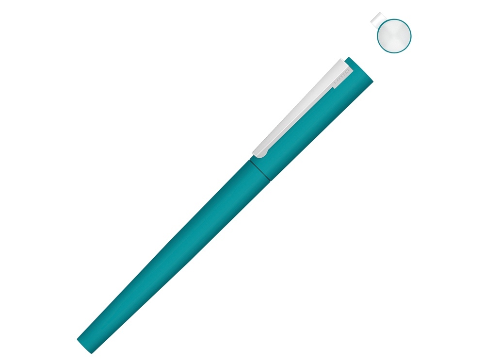 188019.23&nbsp;1156.23&nbsp;Ручка металлическая роллер «Brush R GUM» soft-touch с зеркальной гравировкой, бирюзовый&nbsp;146327