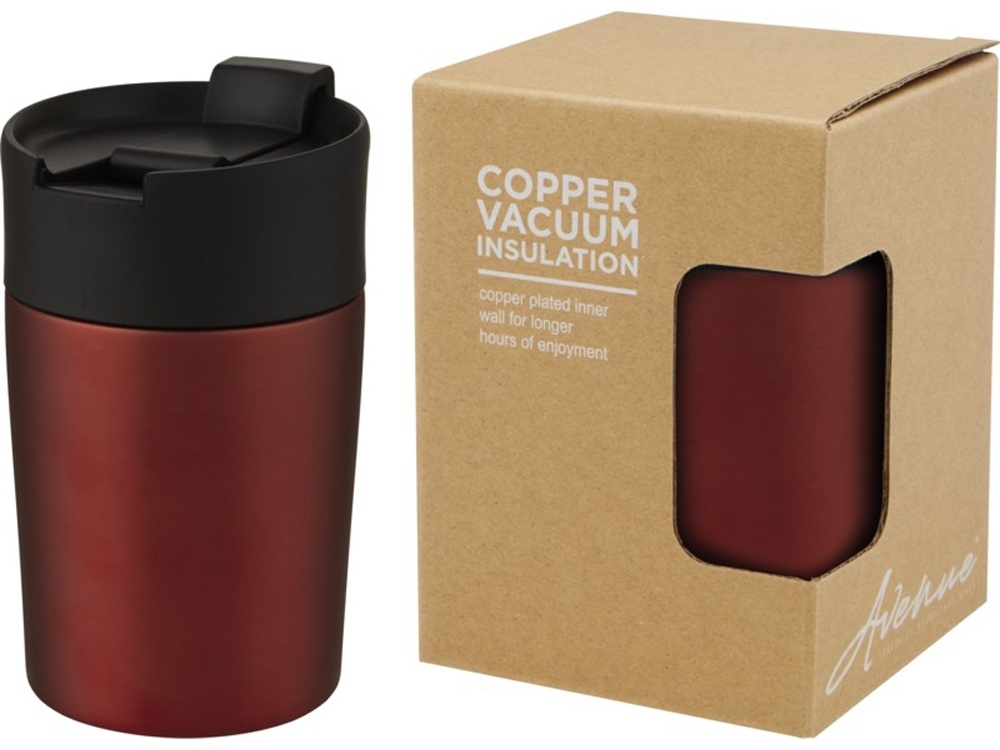 10068821&nbsp;2469&nbsp;Jetta медный термостакан объемом 180 мл с вакуумной изоляцией, красный&nbsp;188938