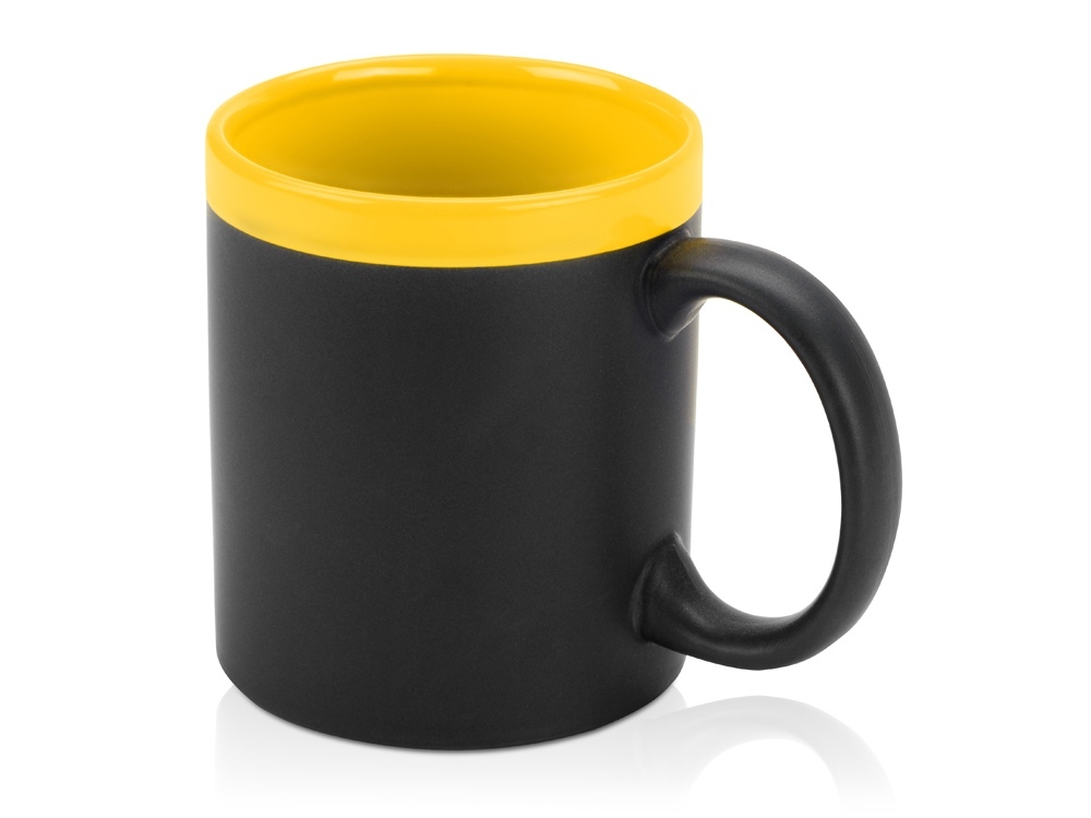 879854&nbsp;310.6&nbsp;Кружка с покрытием для рисования мелом «Да Винчи», черный/желтый&nbsp;66200