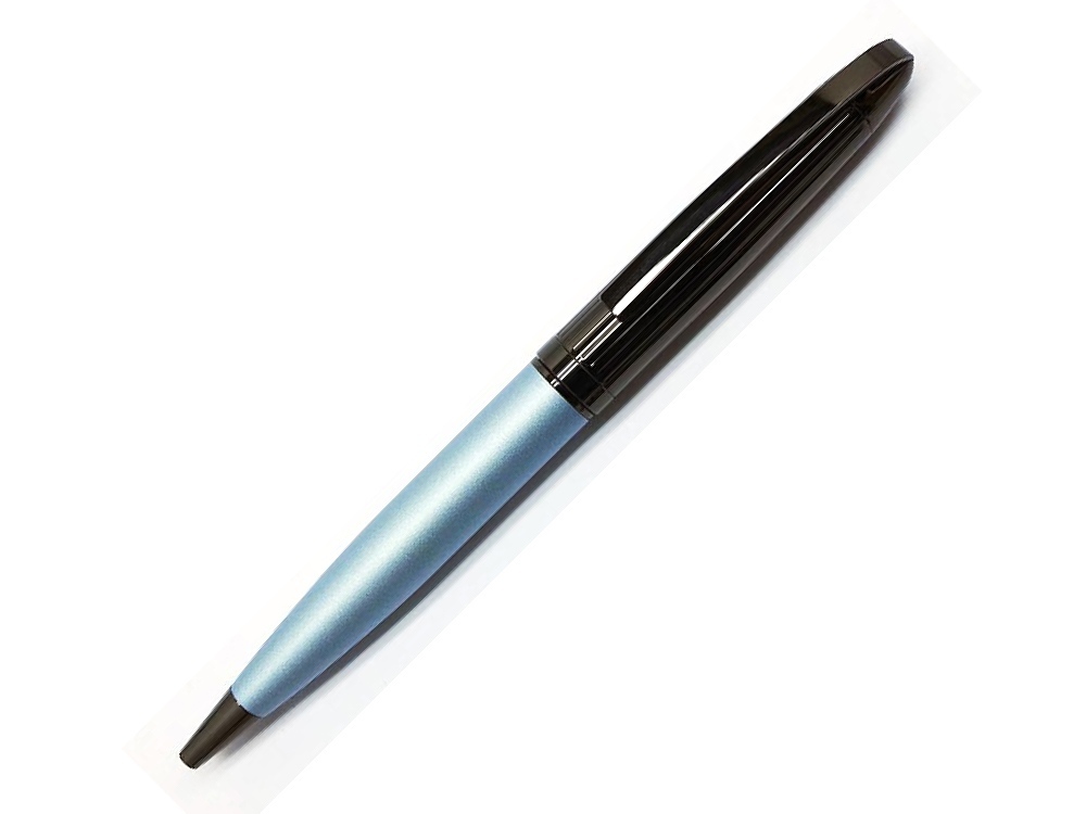 421382&nbsp;2900&nbsp;Ручка шариковая Pierre Cardin NOUVELLE, цвет - черненая сталь и голубой. Упаковка E.&nbsp;206414