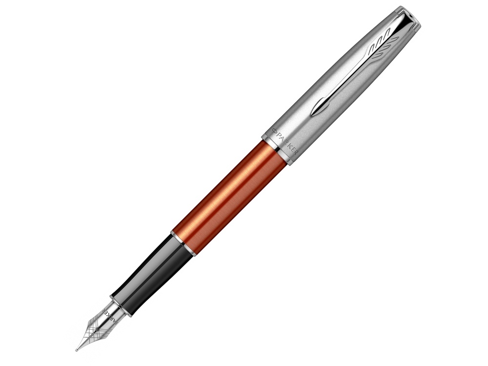 2169228&nbsp;23450&nbsp;Перьевая ручка Parker Sonnet Essentials Orange SB Steel CT, перо: F, цвет чернил black, в подарочной упаковке.&nbsp;209135