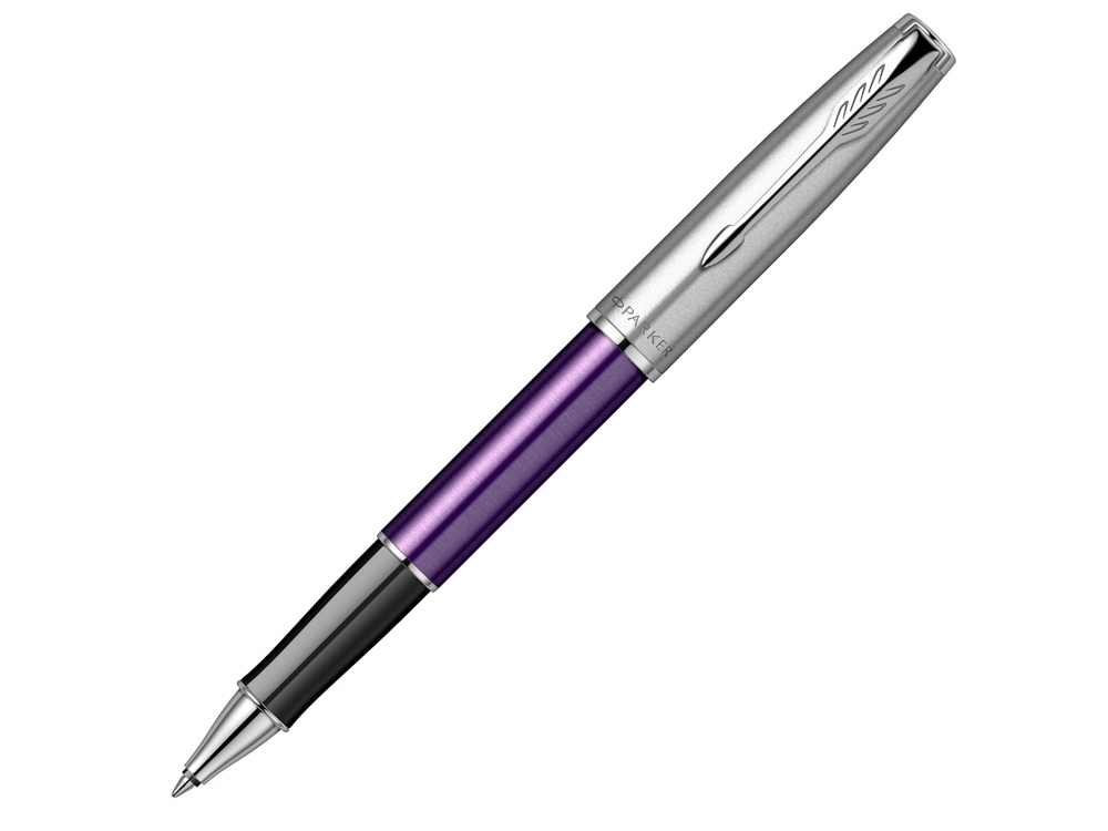 2169368&nbsp;19035&nbsp;Ручка-роллер Parker Sonnet Essentials Violet SB Steel CT, цвет чернил black, перо: F, в подарочной упаковке.&nbsp;209139