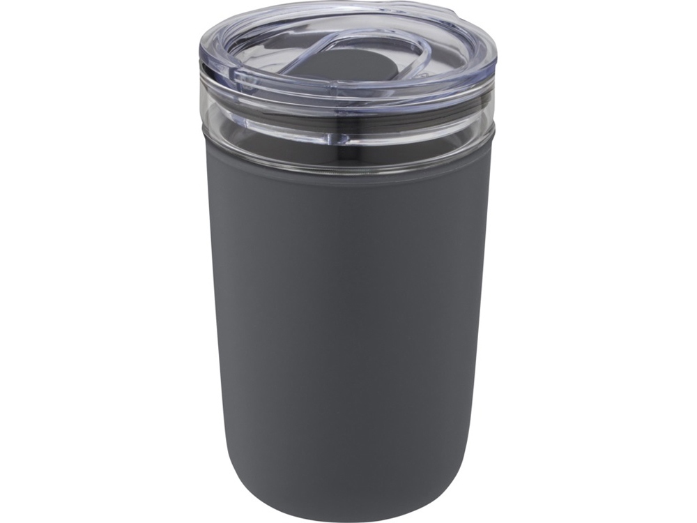 10067582&nbsp;2324&nbsp;Bello, стеклянная кружка объемом 420 мл с внешней стенкой из переработанного пластика, серый&nbsp;188621