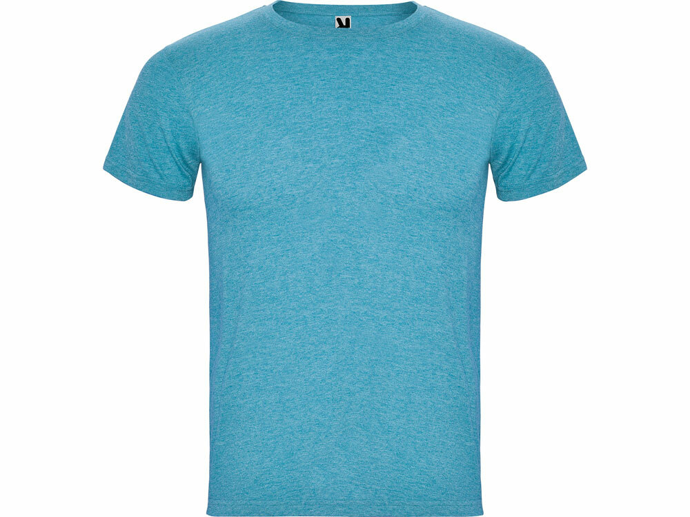 66602462XL&nbsp;760&nbsp;Футболка "Fox" мужская, бирюзовый меланж&nbsp;182151