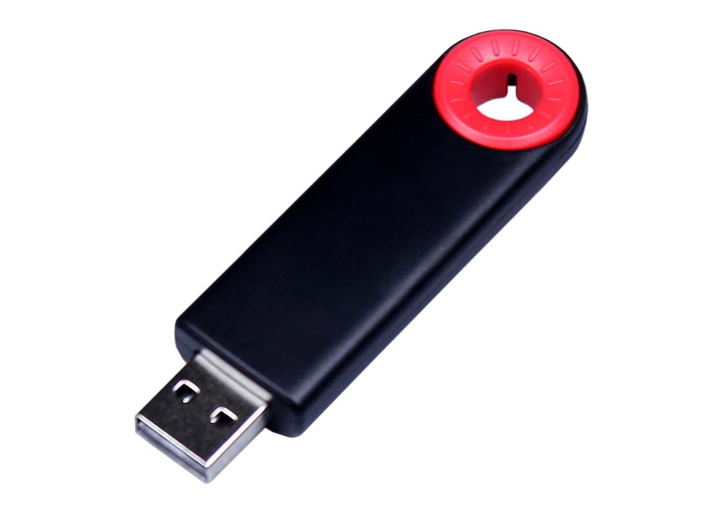 6735.64.01&nbsp;927.33&nbsp;USB 2.0- флешка промо на 64 Гб прямоугольной формы, выдвижной механизм&nbsp;123105