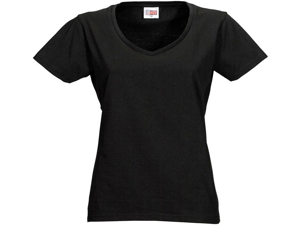 3101299L&nbsp;530&nbsp;Футболка "Heavy Super Club" женская с V-образным вырезом, черный&nbsp;115424