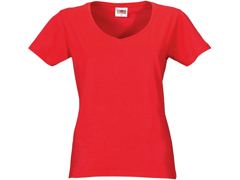 3101225S&nbsp;200&nbsp;Футболка "Heavy Super Club" женская с V-образным вырезом, красный&nbsp;115425