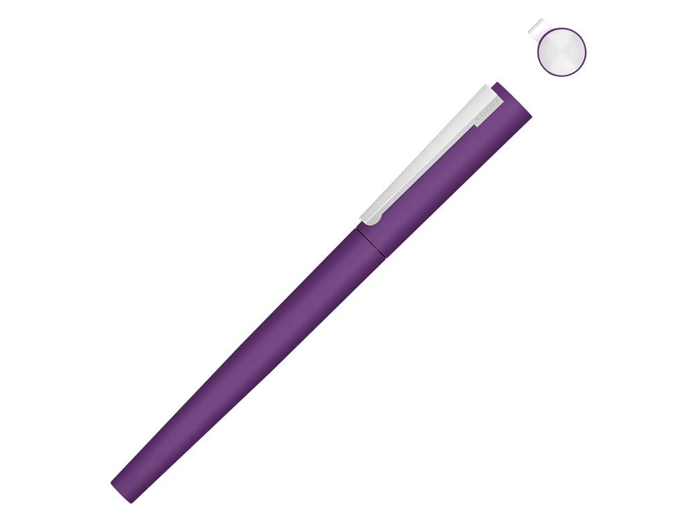 188019.14&nbsp;1156.23&nbsp;Ручка металлическая роллер «Brush R GUM» soft-touch с зеркальной гравировкой, фиолетовый&nbsp;146324
