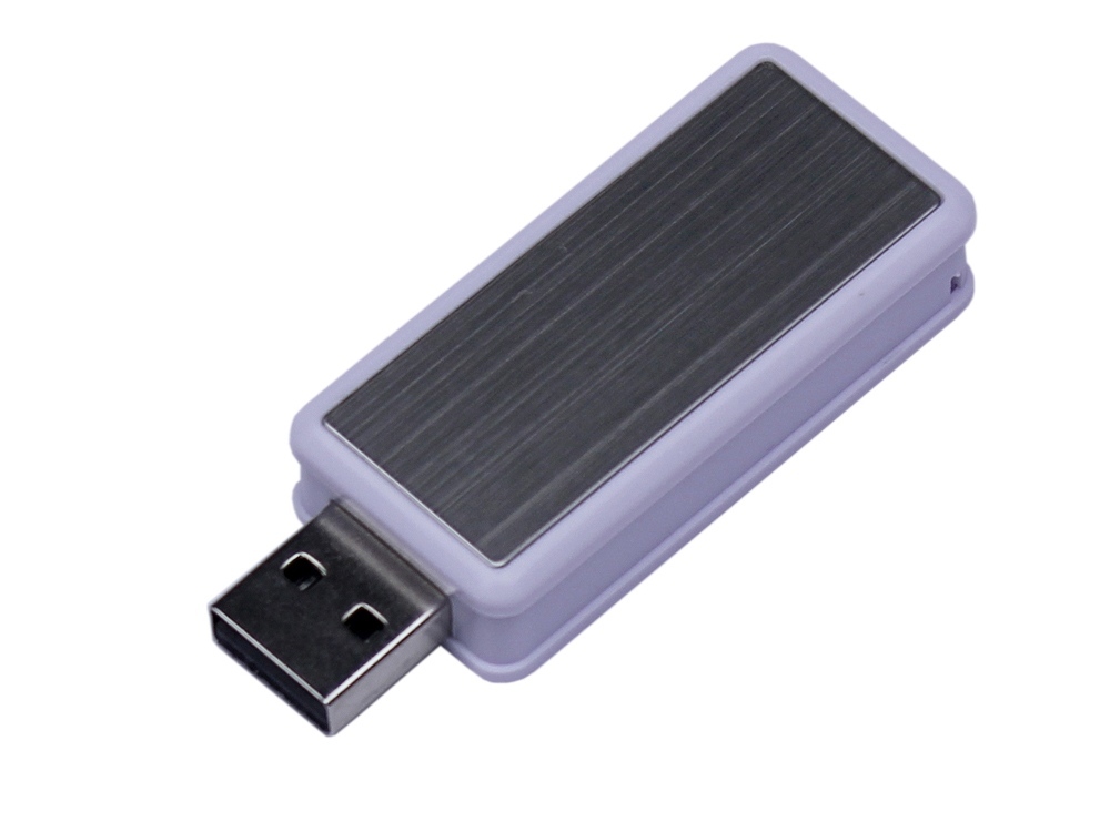 6534.16.06&nbsp;764.6&nbsp;USB 2.0- флешка промо на 16 Гб прямоугольной формы, выдвижной механизм&nbsp;123068