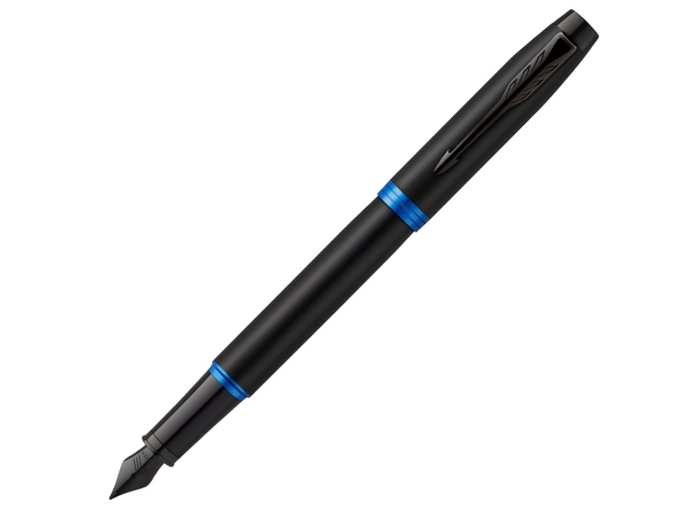 2172858&nbsp;10975&nbsp;Перьевая ручка Parker IM Vibrant Rings Flame Blue, стержень:F, цвет чернил: blue, в подарочной упаковке.&nbsp;209151