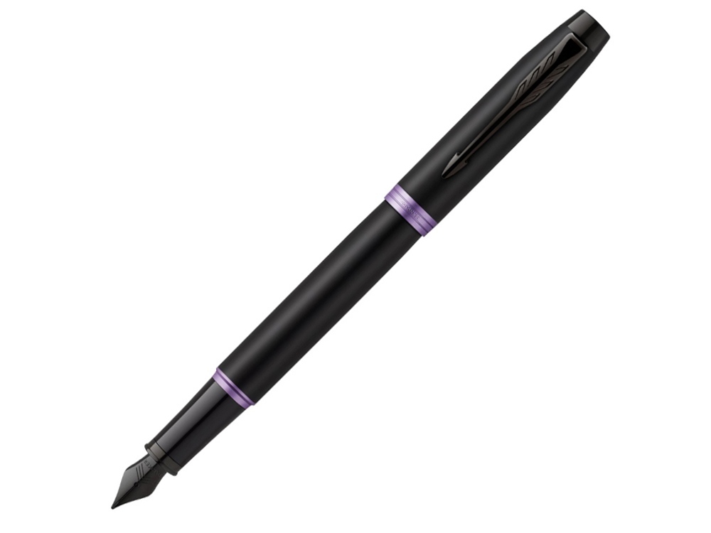 2172948&nbsp;10975&nbsp;Перьевая ручка Parker IM Vibrant Rings Flame Amethyst Purple, стержень:F, цвет чернил: blue, в подарочной упаковке.&nbsp;209153