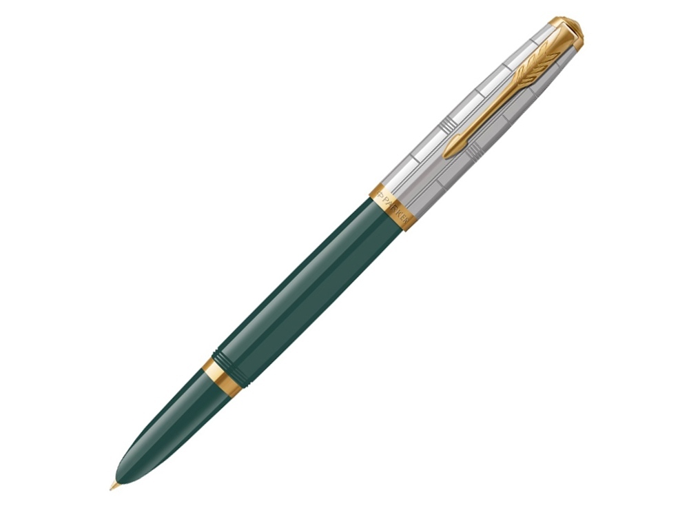 2169074&nbsp;46153.85&nbsp;Перьевая ручка Parker 51 Premium Forest Green GT, перо: F чернила: Black, Blue, в подарочной упаковке.&nbsp;209145