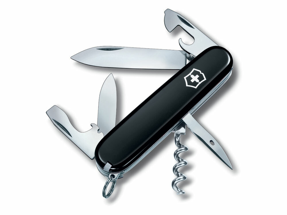 601149&nbsp;5501.41&nbsp;Нож перочинный VICTORINOX Spartan, 91 мм, 12 функций, чёрный&nbsp;196677