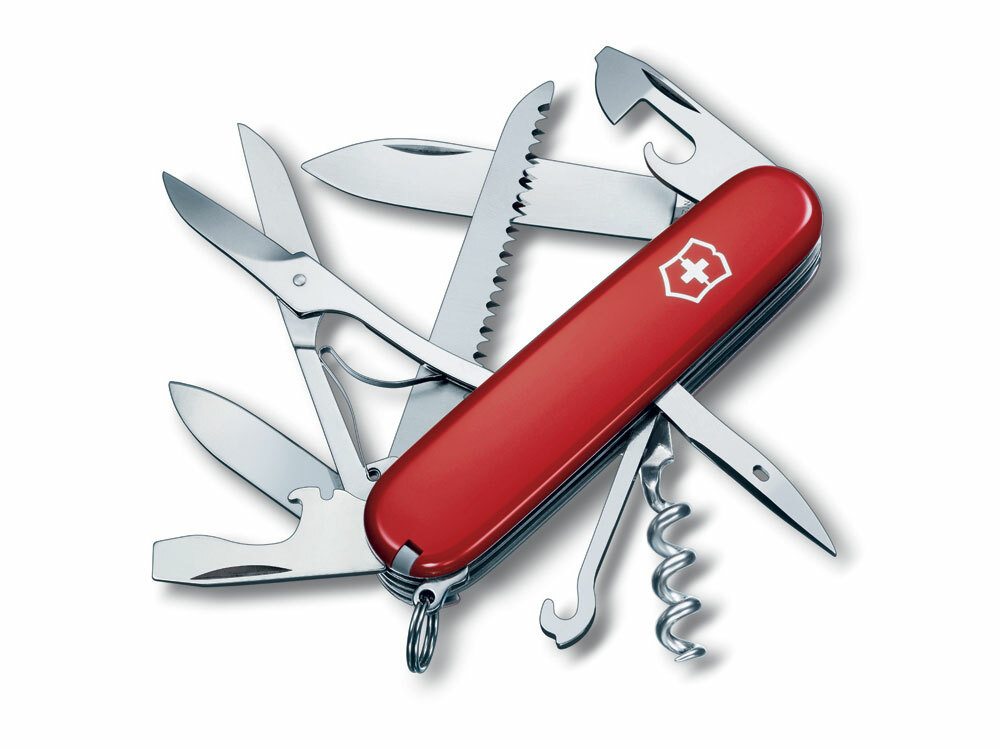 601150&nbsp;8570&nbsp;Нож перочинный VICTORINOX Huntsman, 91 мм, 15 функций, красный&nbsp;196684